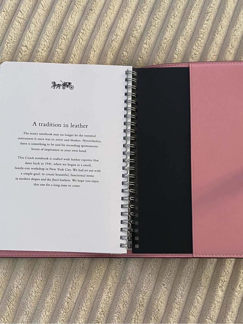 COACH NOTEBOOK - Picture 5 of 6